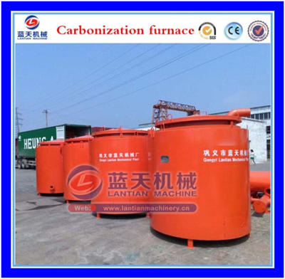 Sawdust briquette carbonization furnace